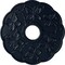 Ekena Millwork Terrones Butterfly Medallion (Canopies up to 3 7/8"), 17 7/8"OD x 3 7/8"ID x 1"P, Midnight Dream CM17TSMDF - alternate 1